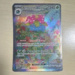 The Pokemon Company SV 151 Venusaur ex 198/165 Holo Full Art SIR Eng 340 - Image 1