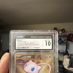 Pokemon TCG CGC 10 Mew ex #205/165 Sv: Scarlet & Violet 151 Holo ENG - Image 2
