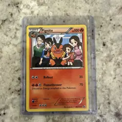 Pokemon TCG Pignite 26/113 Legendary Treasures Uncommon NM - Image 1