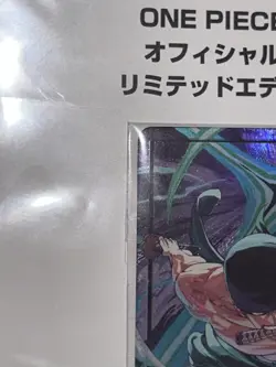 Zoro OP12-020 L Parallel Leader & Official Playmat Limited Edition vol.4 Sealed - Image 3