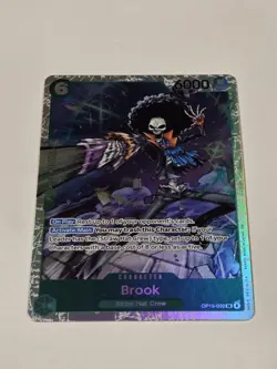 One Piece Brook OP15-032 Super Rare Green Near Mint English - Image 2
