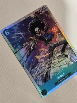 One Piece Brook OP15-032 Super Rare Green Near Mint English - Image 4