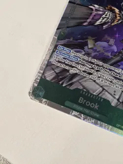 One Piece Brook OP15-032 Super Rare Green Near Mint English - Image 5