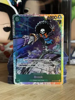 One Piece Brook OP15-032 Super Rare Green Near Mint English - Image 1