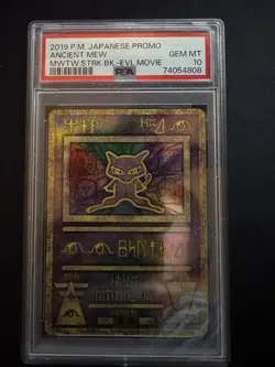 PSA 10 Ancient Mew SM-P 2019 Movie Mewtwo Strikes Promo Pokemon Card Japanese - Image 3