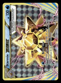 Starmie BREAK 32/108 Holo BREAK Rare Evolutions Pokemon Card - 1 - Image 2