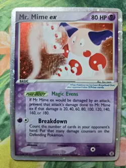 Mr. Mime ex EX6: EX FireRed LeafGreen (111/112) Ultra Rare Holo Pokemon Card DMG - Image 1