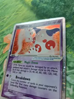 Mr. Mime ex EX6: EX FireRed LeafGreen (111/112) Ultra Rare Holo Pokemon Card DMG - Image 2