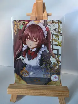 HuTao Genshin Impact | NS-10M05 SSR-22 | Goddess Story Waifu Card - Image 1