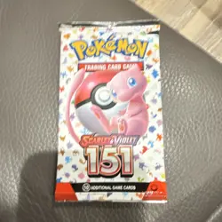 Pokemon TCG Scarlet & Violet 151 Booster Pack 10 Cards English Mew Artwork - Image 1