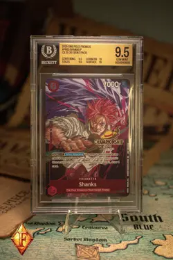 One Piece SHANKS P-083 CS EVENT GOLD STAMPED BGS 9.5 - Image 1