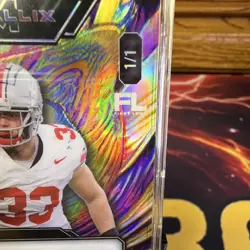 2025 Wild Card Metallix LVL Rookie Auto Jack Sawyer Ohio State PWMMFA-JS 1/1 - Image 2