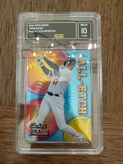 2024 Topps Chrome - All-Etch Shohei Ohtani #CAE-1 Refractor GEM MT GMA 10 - Image 1