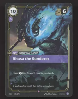 Rhasa the Sunderer 195/298 Rare Origins Riftbound Near Mint - Image 1