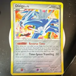 Pokemon TCG Dialga Platinum 5/127 Holo Rare English 100 HP Reverse Time - Image 1