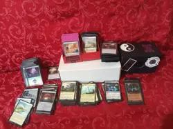 1150+ Land Lot Card W/ 2 Deck Box Rares Vtg Mtg Collection Staple Commander - Image 1
