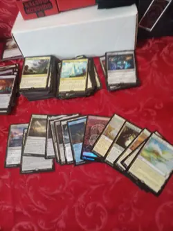 1150+ Land Lot Card W/ 2 Deck Box Rares Vtg Mtg Collection Staple Commander - Image 3