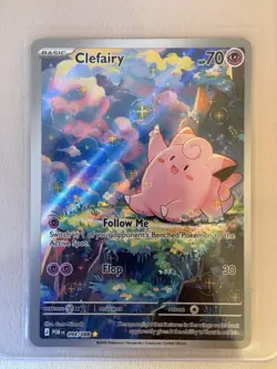 Pokemon TCG Perfect Order 9 Card Holo/Full Art Lot: Clefairy, Mega Clefable EX - Image 1