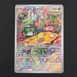 Pokemon TCG Card Brute Bonnet 207/182 Paradox Rift Illustration Rare - NM - Image 1