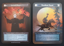 Occult Ritual & Headless Haunt | Frank Frazetta Alpha | Sorcery Contested PROMO - Image 1