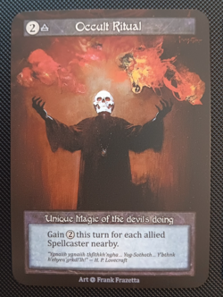 Occult Ritual & Headless Haunt | Frank Frazetta Alpha | Sorcery Contested PROMO - Image 2