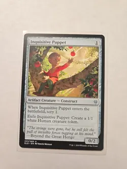 Inquisitive Puppet - Throne of Eldraine - LP - Uncommon - Artifact Creature - Image 1