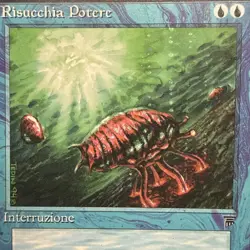 MTG Magic The Gathering - Italian Legends Mana Drain MP+ #18 - Image 2
