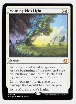 Morningtide's Light 27 Mythic Lorwyn Eclipsed Magic: The Gathering - Image 1