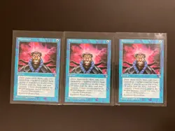 3 x BRAINSTORM from IA Ice Age MTG Magic the Gathering Vintage Blue - Image 1
