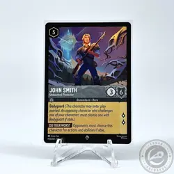 John Smith Undaunted Protector 193/204 SR Lorcana Winterspell NM Disney - Image 2