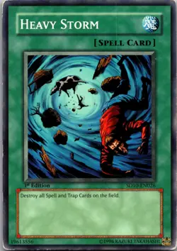 Heavy Storm SD10-EN026 Structure Deck: Machine Re-Volt Yu-Gi-Oh MP - Image 1