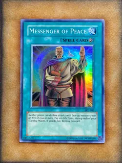 Yugioh Messenger of Peace SRL-102 Super Rare 2017 Print NM - Image 1