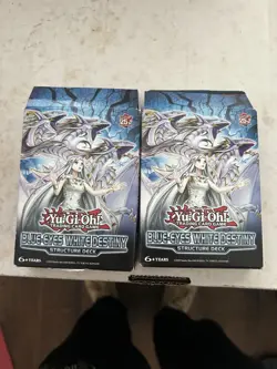 Yu-Gi-Oh Blue Eyes White Destiny Chaos Structure Deck SDW OpenBox Promo Included - Image 1