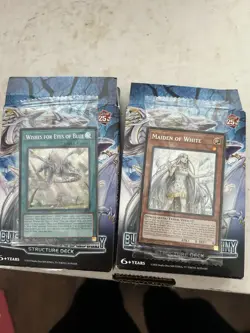 Yu-Gi-Oh Blue Eyes White Destiny Chaos Structure Deck SDW OpenBox Promo Included - Image 2