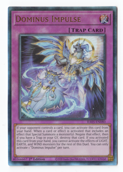 Dominus Impulse | Ultimate Rare | RA05-EN080 | Rarity Collection V | NM | Yugioh - Image 1