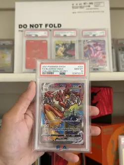 2021 pokemon sword and shield chilling reign blaziken vmax 201/198 PSA 10 - Image 1