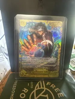 One Piece TCG Bartholomew Kuma OP12-119 Secret Rare Legacy of the Master Edition - Image 1