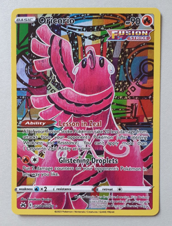 Pokemon Cards Oricorio GG04/GG70 Crown Zenith Galarian Gallery Holo Near Mint - Image 1