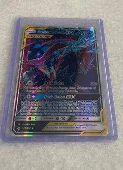 Pokemon Greninja & Zoroark GX 107/214 Tag Team Unbroken Bonds Near Mint - Image 1