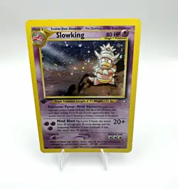 Nintendo Slowking 14/111 Neo Genesis 1st Edition Holo Rare EN 2000 80HP - Image 1