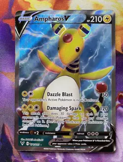 The Pokemon Company Ampharos V 171/185 Vivid Voltage Full Art Ultra Rare Holo - Image 1