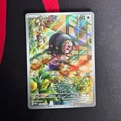 Pokemon TCG Lechonk 209/197 SV03 Obsidian Flames Illustration Rare Reverse Holo - Image 1