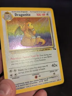 Dragonite 4/62 - Fossil - Holo - Pokemon Card WOTC - LP - Image 4