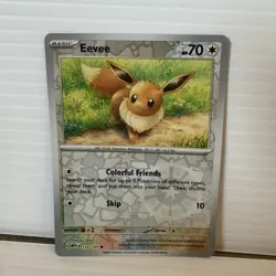 Eevee Reverse Holo Common SV: Scarlet & Violet 151 133/165 NM - Image 1