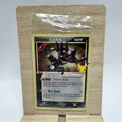 Pokemon Greninja Gold Star Celebrations Promo SWSH144 - Sealed NM - Image 1
