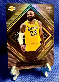 LeBron James 2025-26 Topps Match Attax SP GOLD 100 CLUB #100C-LJ Lakers 1:10 🔥 - Image 2