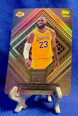 LeBron James 2025-26 Topps Match Attax SP GOLD 100 CLUB #100C-LJ Lakers 1:10 🔥 - Image 3