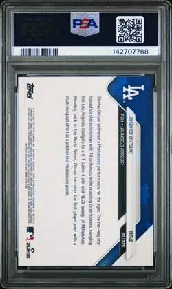 2025 TOPPS NOW #884 SHOHEI OHTANI PSA 10 - Image 2