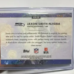 Topps Chrome 2025 Stars in the Night Jaxon Smith-Njigba Seahawks STN-20 - Image 2