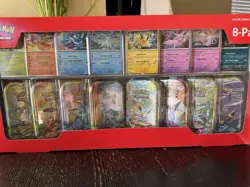 Pokemon TCG: Prismatic Evolutions 8 Mini-Tins Promos Costco *SHIPS SAME DAY* - Image 1